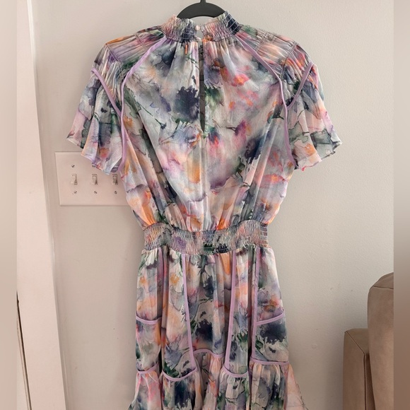NWT RARE MISA Watercolor Dress Size M - Picture 7 of 10